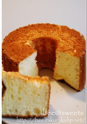 サラダオイルなしのシフォンケーキ-レシピのメイン写真