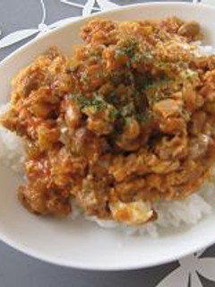 一人ランチに 納豆トマト丼-レシピのメイン写真