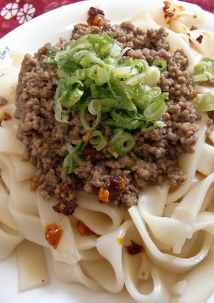 簡単肉味噌で！うどーん！-レシピのメイン写真