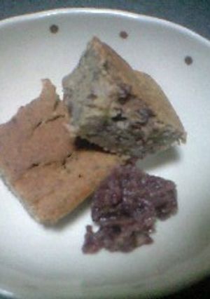 混ぜるだけ簡単☆あんこと抹茶のケーキ-レシピのメイン写真