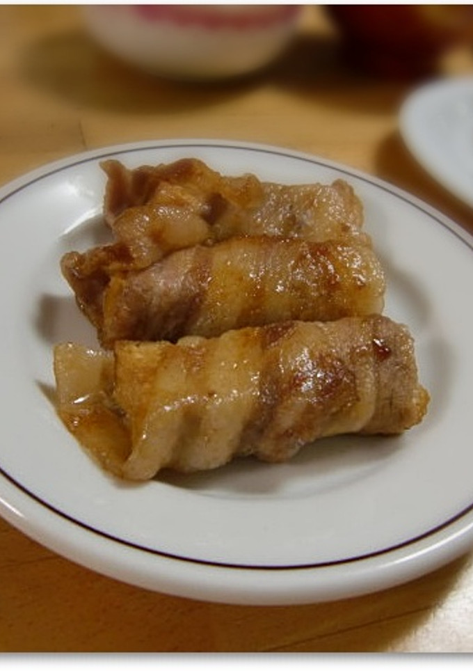 厚揚げの豚バラ巻き焼き-レシピのメイン写真