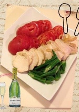 つくり置き◆サラダチキンの中華マリネ-レシピのメイン写真