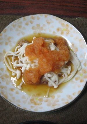 鰹のえのき みぞれ和え-レシピのメイン写真