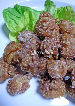 豚こま肉で唐揚げ♫-レシピのメイン写真