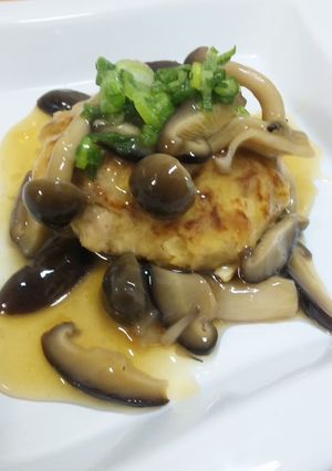 和風ハンバーグ☆きのこのあんかけ-レシピのメイン写真