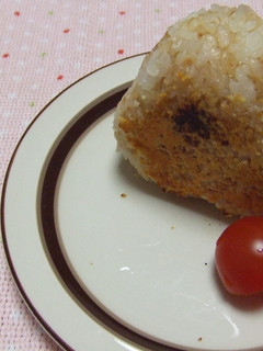 Wチーズ焼きおにぎり♡おかか醤油ver.-レシピのメイン写真