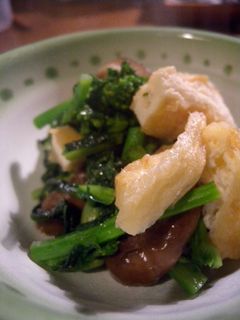 簡単♪菜の花と油揚げの炒め物-レシピのメイン写真