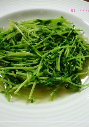 豆苗（とうみょう）のシンプル炒め-レシピのメイン写真