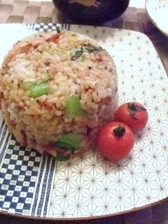 焼き豚とチンゲンサイのチャーハン-レシピのメイン写真