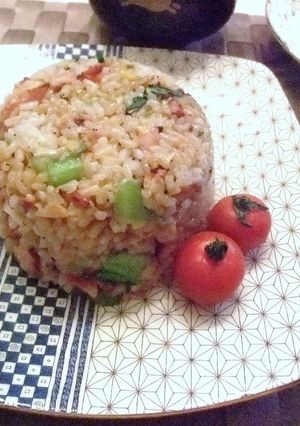 焼き豚とチンゲンサイのチャーハン-レシピのメイン写真