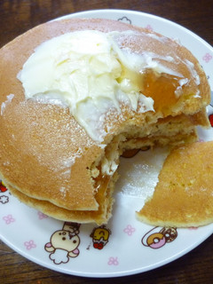 市販ホットケーキの美味しそうな食べ方☆-レシピのメイン写真
