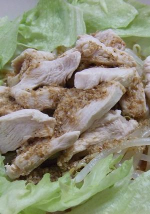 ☆もやしと鶏肉のサラダ（ゴマドレ）☆-レシピのメイン写真