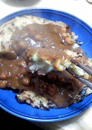 キャベツ焼きにカレー-レシピのメイン写真