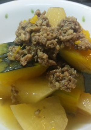 ☆カボチャと大根の煮物☆-レシピのメイン写真