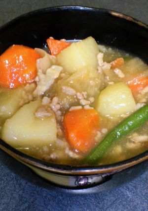 簡単丼にも★じゃがいもと人参のそぼろ煮-レシピのメイン写真