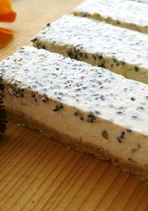 黒ゴマレアチーズケーキ-レシピのメイン写真