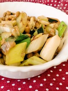 トロトロねぎのネバネバ納豆-レシピのメイン写真