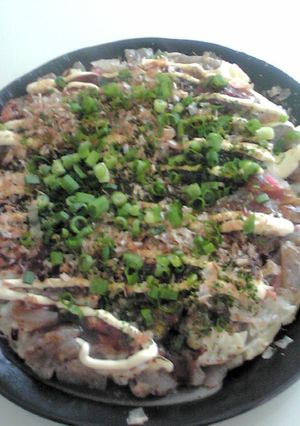 こんにゃくで☆☆ヘルシーお好み焼き☆-レシピのメイン写真