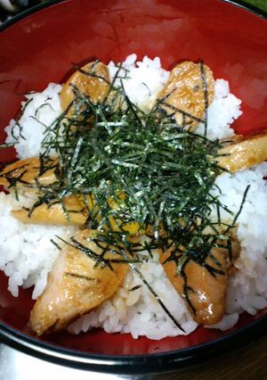 鶏ささみ丼-レシピのメイン写真