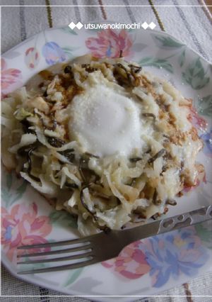 ランチに！春キャベツと塩昆布の蒸し焼き♪-レシピのメイン写真