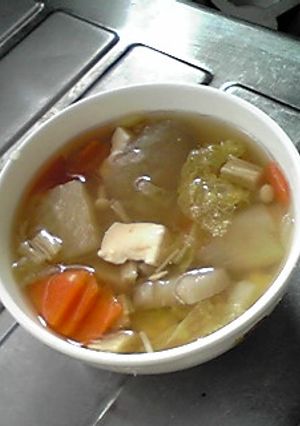 野菜たっぷりヘルシーなスープ…離乳食にも-レシピのメイン写真