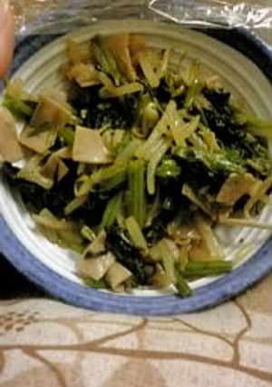 ほうれん草ニンニク炒め-レシピのメイン写真