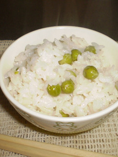 春色☆グリンピースご飯-レシピのメイン写真