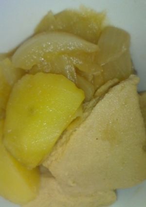 じゅわっ高野豆腐と玉葱とじゃがの煮物☆-レシピのメイン写真