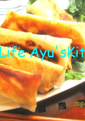 ネバネバ焼き春巻き-レシピのメイン写真