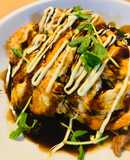 豚こまぎれ肉の炒めもの●とん平焼き風