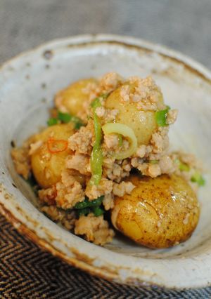 コクうま～！新じゃがの肉みそ煮。-レシピのメイン写真