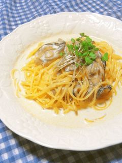 牡蠣のクリームスープパスタ★-レシピのメイン写真
