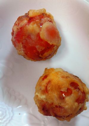 ミニトマトの豆乳チーズ揚げ-レシピのメイン写真
