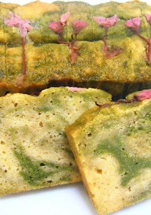 高野豆腐で抹茶のマーブルパウンドケーキ-レシピのメイン写真