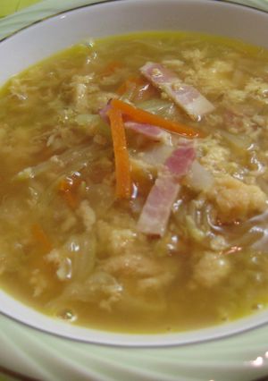 栄養満点☆ふわふわ野菜スープ-レシピのメイン写真
