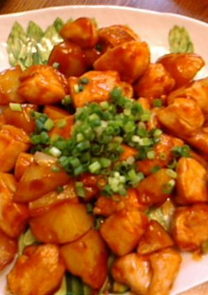 ◆じゃがいもとチキンのケチャップ炒め◆-レシピのメイン写真