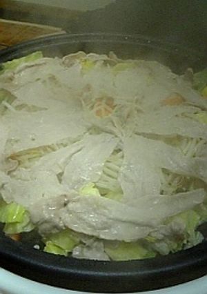 ★ホットプレートで簡単★変身蒸ししゃぶ-レシピのメイン写真