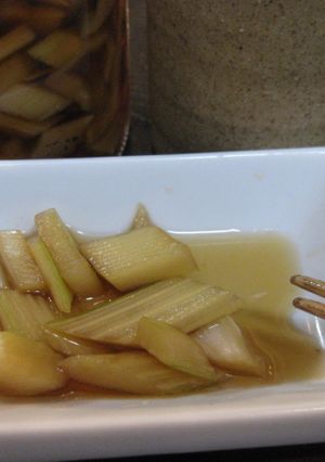 簡単漬けるだけおつまみ　セロリのぽん酢漬-レシピのメイン写真
