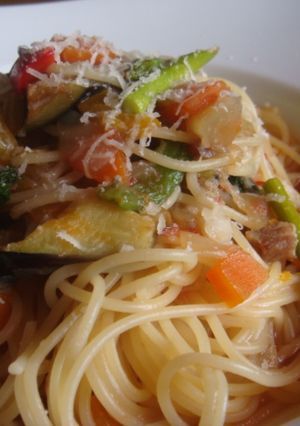 野菜たっぷりミネストローネパスタ-レシピのメイン写真