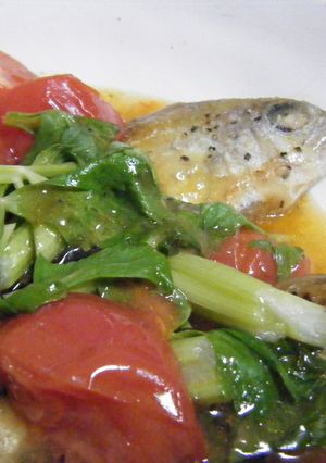 お魚をオレンジでさっぱりたべよう！-レシピのメイン写真