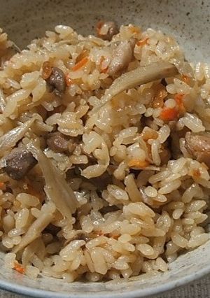 鶏ごぼう炊き込みご飯-レシピのメイン写真