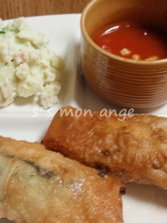 白身魚で揚げ春巻き♫-レシピのメイン写真