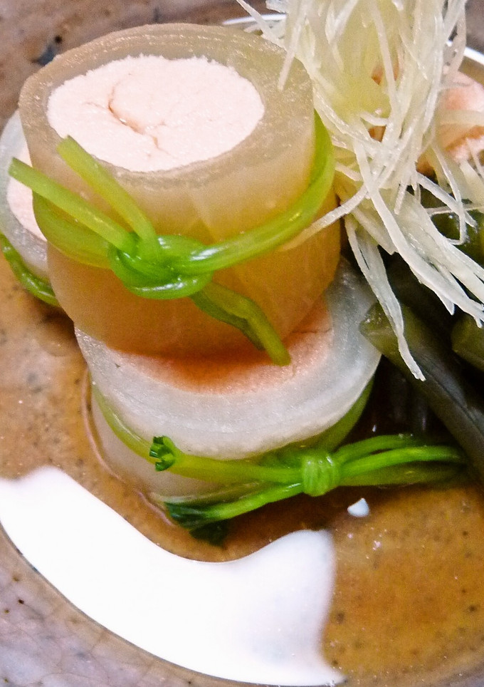 魚の卵の大根巻き煮-レシピのメイン写真