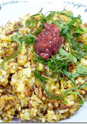 高菜 ♪ 納豆 ♪ 梅紫蘇 チャーハン-レシピのメイン写真