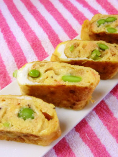 弁当に!!明太チ--ズまめ玉子焼き-レシピのメイン写真