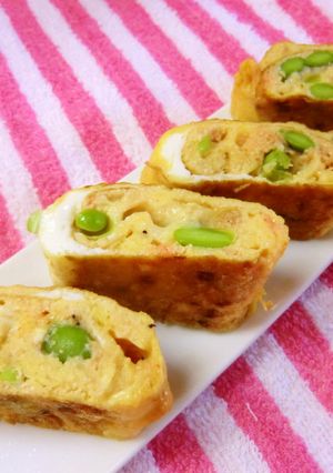 弁当に!!明太チ--ズまめ玉子焼き-レシピのメイン写真