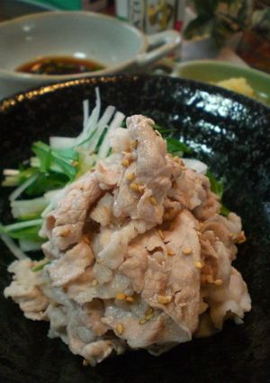 豚しゃぶ❤にんにくポン酢-レシピのメイン写真