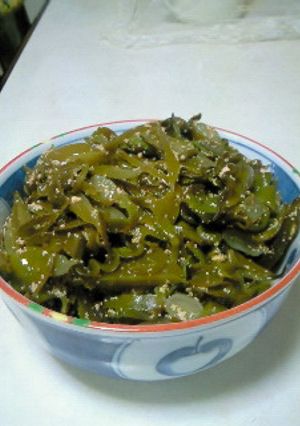 茎ワカメのめんたいこ煮-レシピのメイン写真