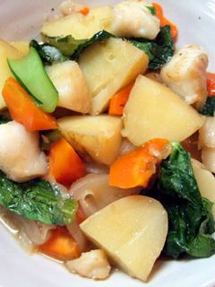 カジキマグロとじゃがいもの煮物-レシピのメイン写真