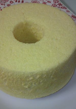 プレーンシフォンケーキ-レシピのメイン写真